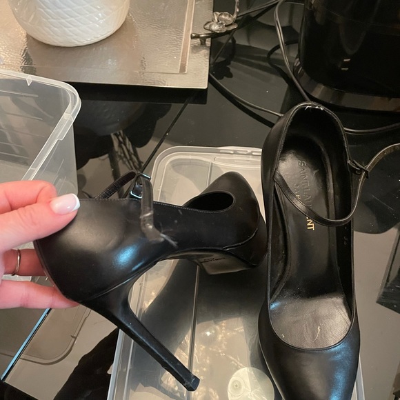 Black Saint Laurent Pumps Sz 36 - Picture 3 of 5